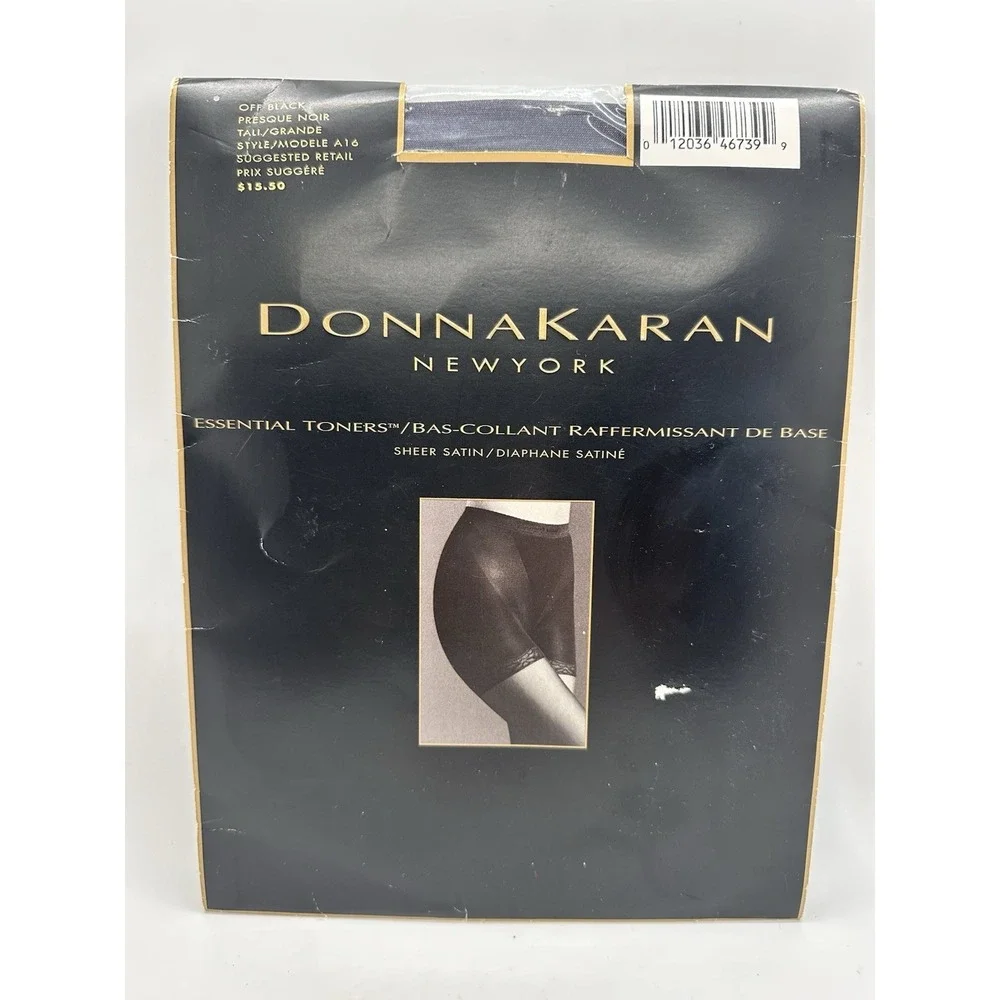 DKNY Control Top Silky Sheer Pantyhose Neutral Tint Tall Style 113 New